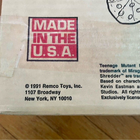 TMNT Cowabunga Pizza Toss Tic Tac Toe 1991 Ramco Very Rare Complete Original Box - Picture 14 of 16